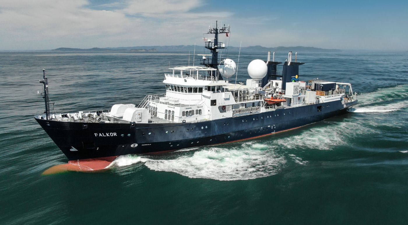 RV Falkor, the Schmidt Ocean Institute’s research vessel