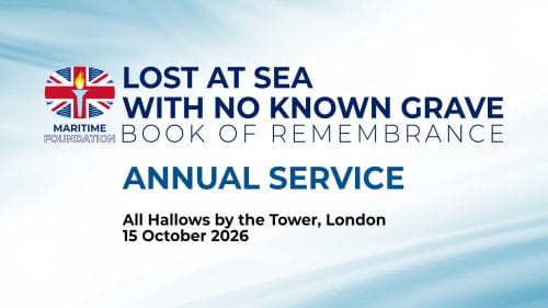 Lost at Sea with no Known Grave Annual Service 2026